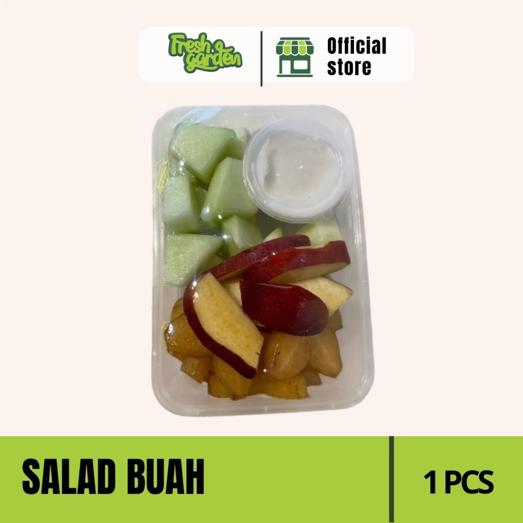 Salad Buah Mayonaise Isi 3 Buah – 500g / 1000g | Salad Buah Fresh Harian