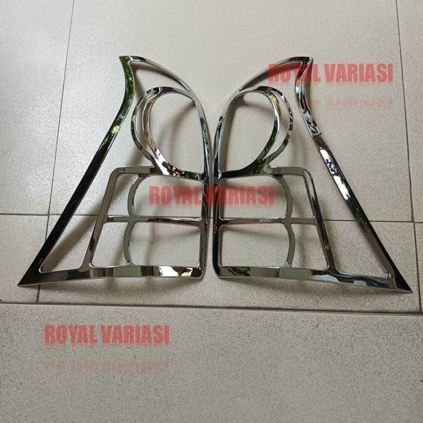 Garnish Lampu belakang All new Avanza Xenia Veloz 2012-2014 Crom