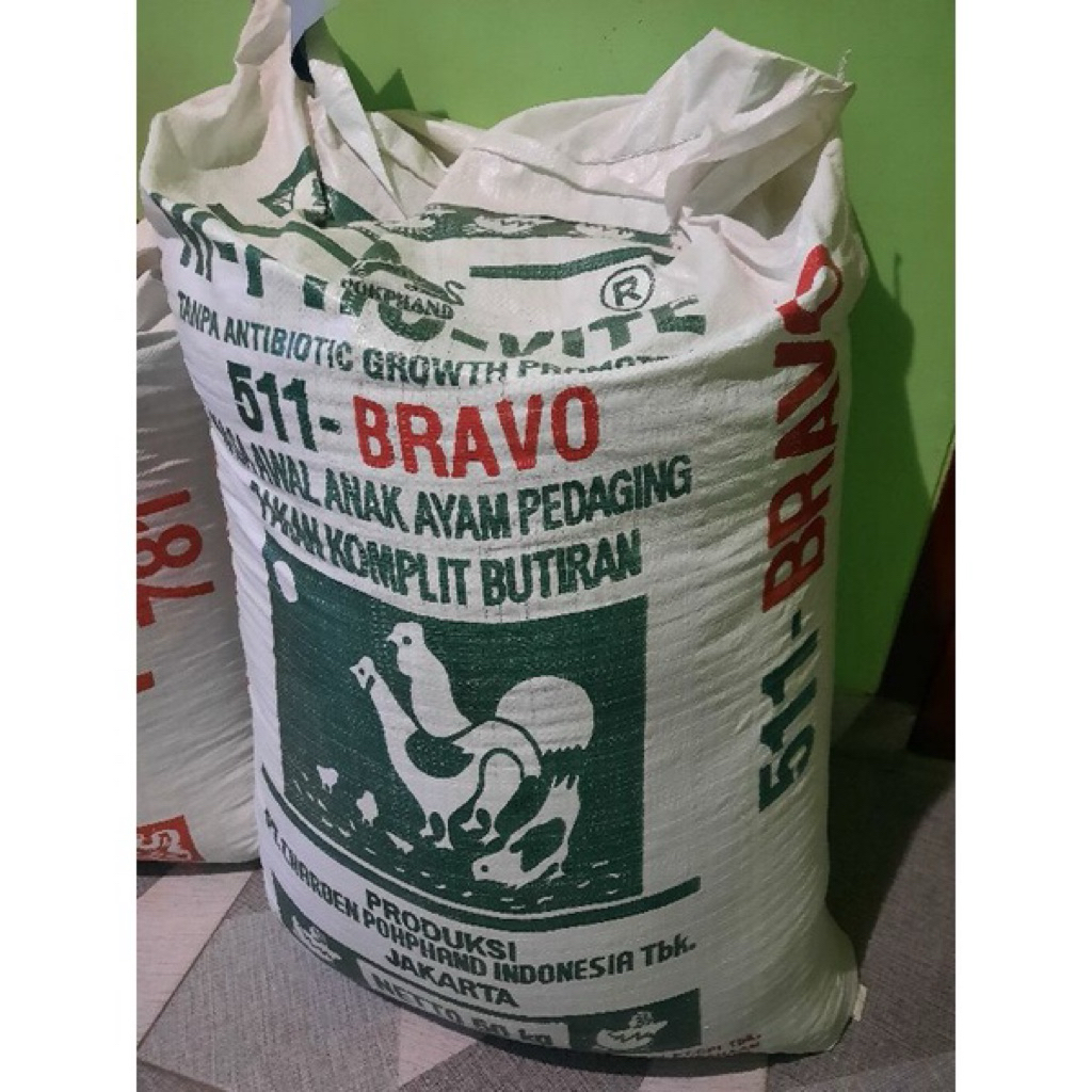 Pakan ayam starter 511 bravo karungan 50kg