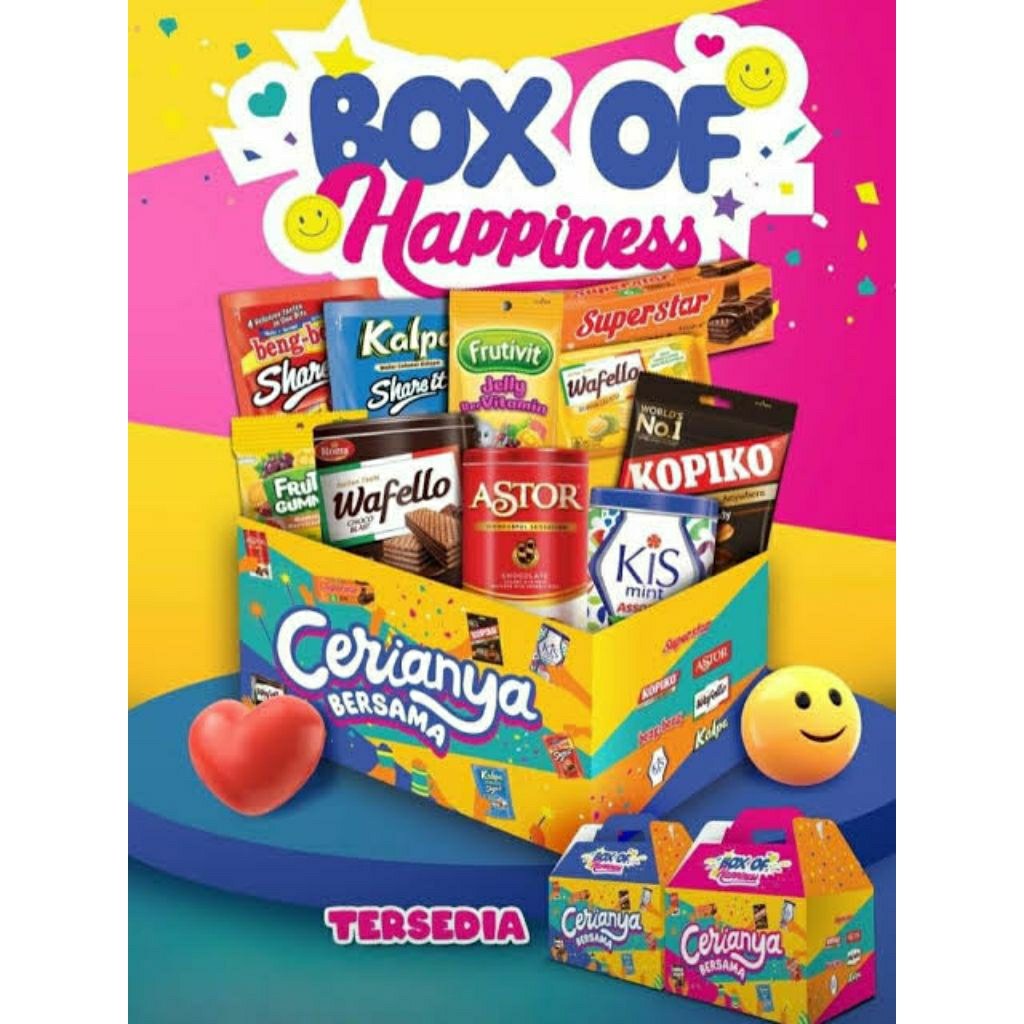 Hampers Parcel Happines Box Mayora