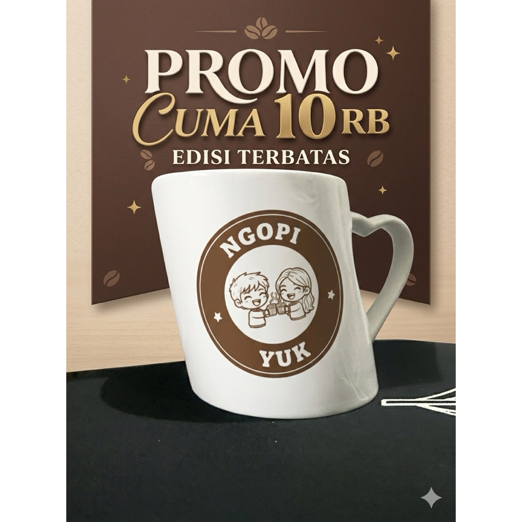 Gelas kramik, Gelas miring, Gelas estetik