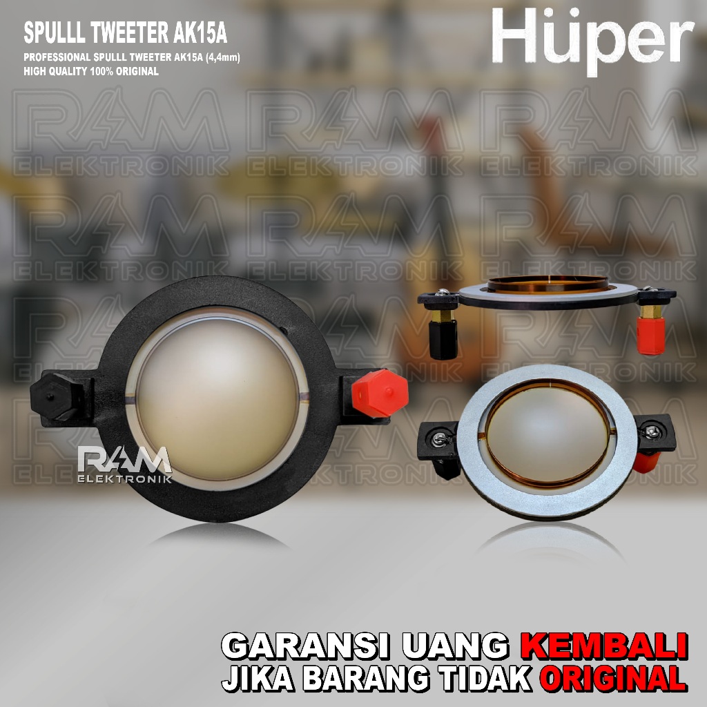 Spull Spul Spool Tweeter Twiter Tweter Speaker HUPER AK15A | AK15 A Original