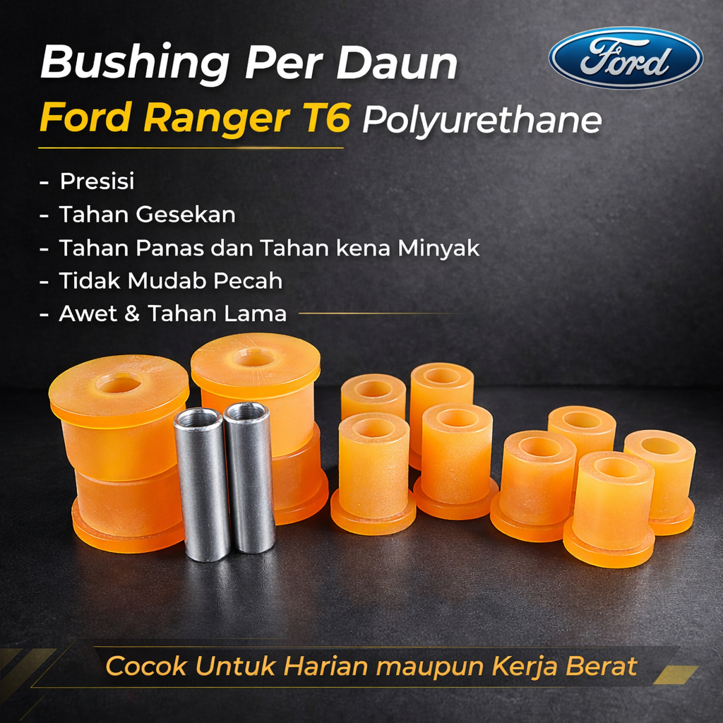 Bushing Per Daun Ford Ranger T6 Custom Bahan Polyurethane Ford Ranger T6