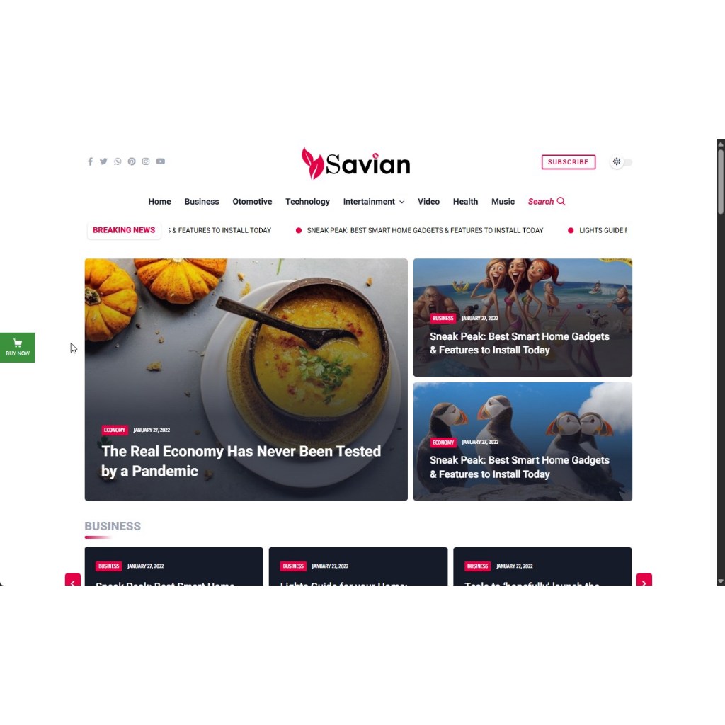 Template Blogger Sevian Premium, Adsense Friendly, SEO
