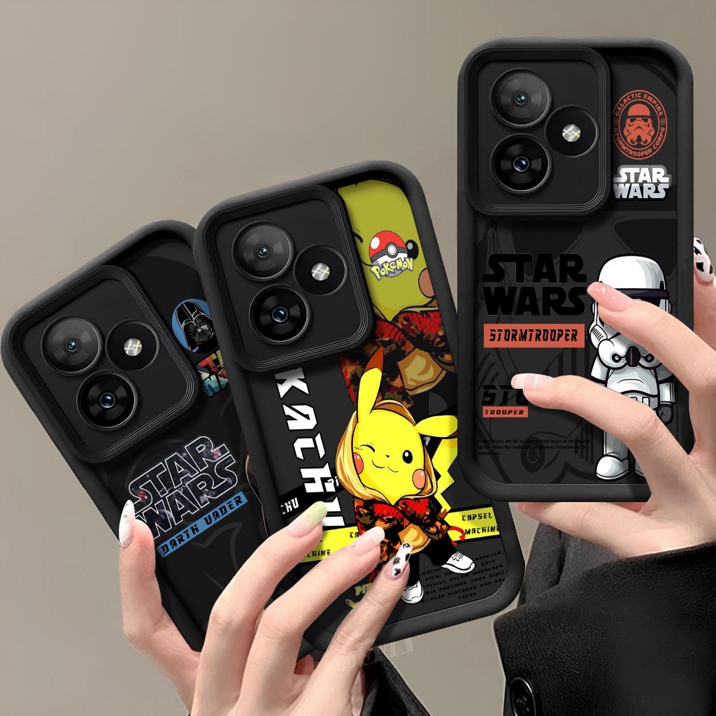 Softcase Realme Note 60 Note 60X  - Casing HP Realme Note 60 Note 60X - Slicon Timbul Realme Note 60