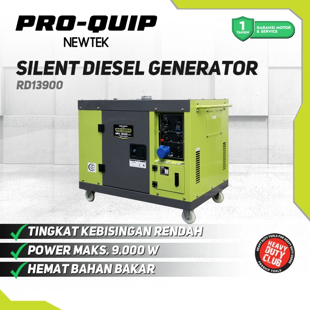 PROQUIP RD13900 Silent Diesel Generator – Genset Diesel