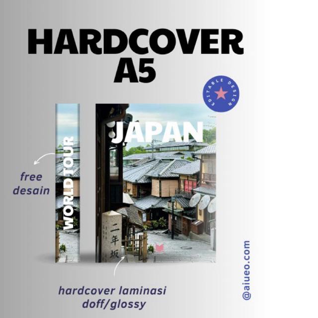 [PRE - ORDER] Photobook A5 hardcover | Cetak album foto | free desain | murah