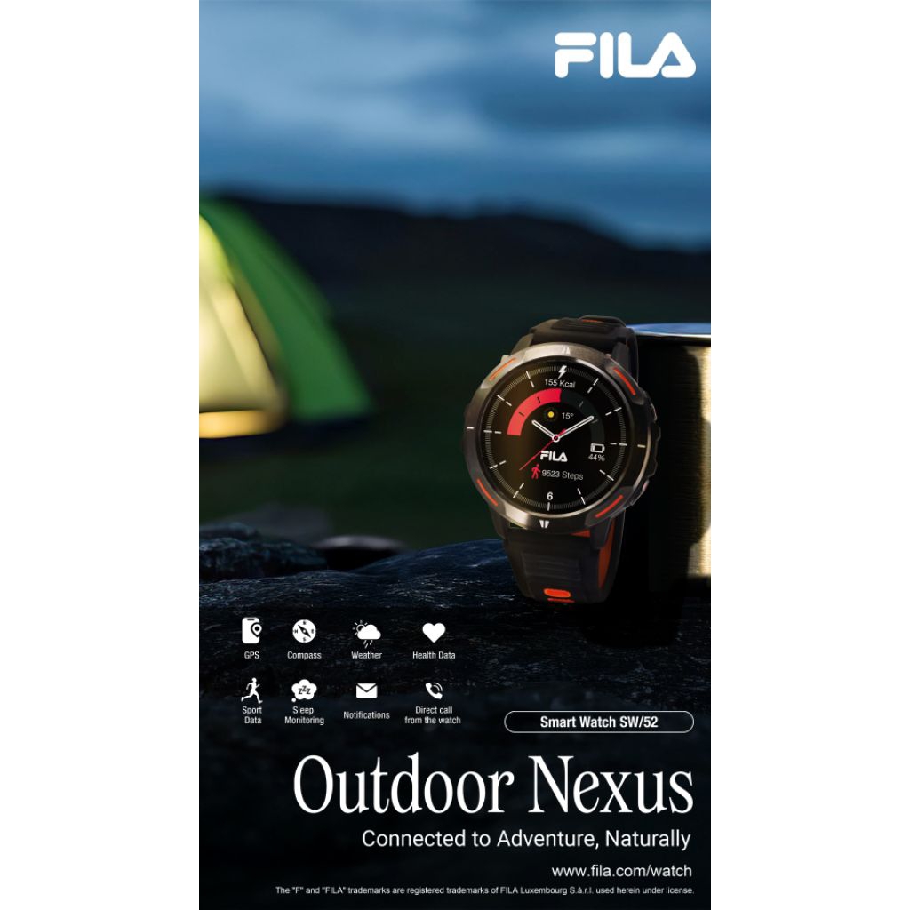 Jam tangan smart watch FILA  pria outdoor NEXUS SW/52 connected garansi original