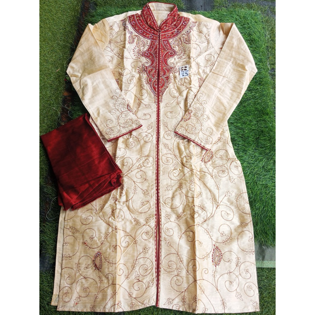 SHERWANI INDIA| KURTA PRIA DEWASA| BAJU KOKO INDIA| BAJU LEBARAN PRIA | KOSTUM INDIA