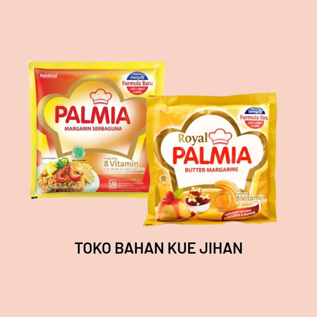 Royal Palmia Butter Margarine & Margarine Palmia Serbaguna 200 gram