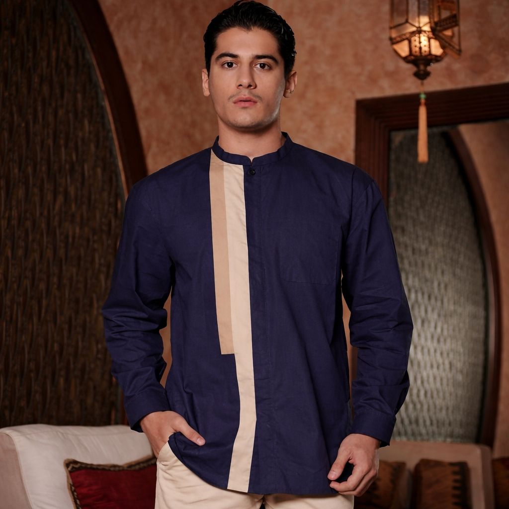 LELANG 50% BAJU MANDJHA IVAN GUNAWAN KEMEJA KOKO ZAHID SHIRT