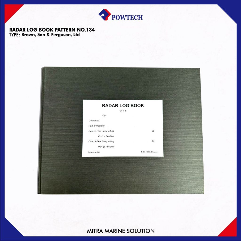 Radar Log Book Buku Log Harian Kapal Pattern No 134 Marine Equipment