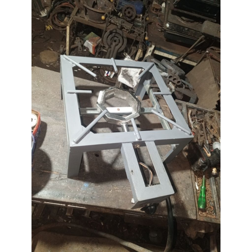 KOMPOR GAS RAKITAN API BESAR 1 TUNGKU STAINLESS ANTI KEROPOS