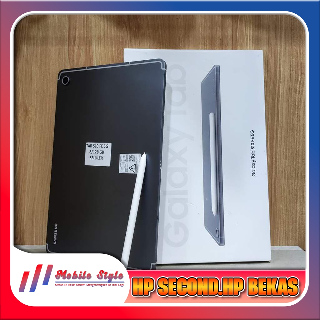 Samsung Tab S10 FE 5G Ram 8 Rom 128GB Second Mobile Style Store