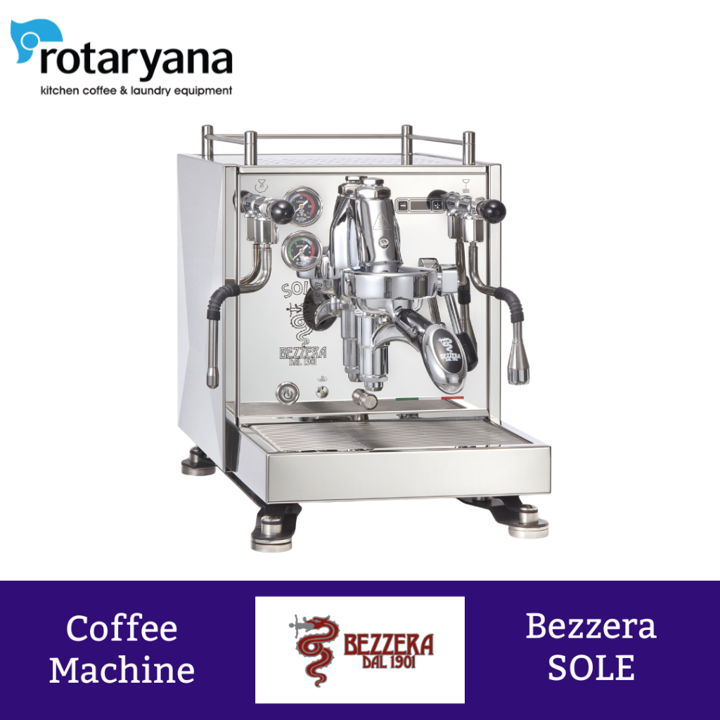 Bezzera Sole Coffee Machine Espresso Manual Dosage 1 Group PID Garansi Resmi