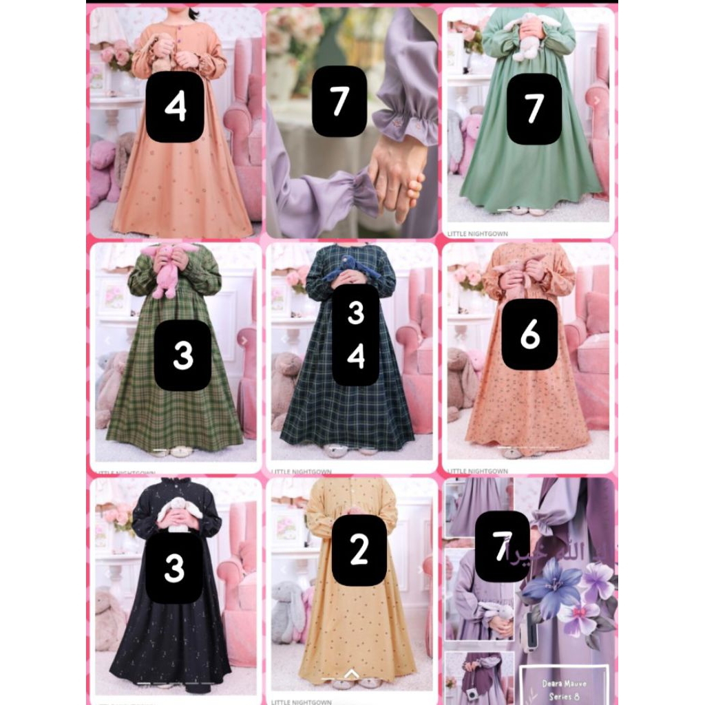 Ditsy Little Maret size  3,4,5 & 6 7