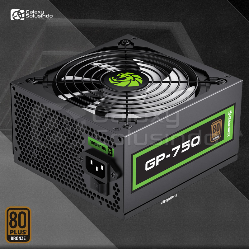GAMEMAX GP-750 750Watt 80 Plus Bronze Non Modular Power Supply - HG