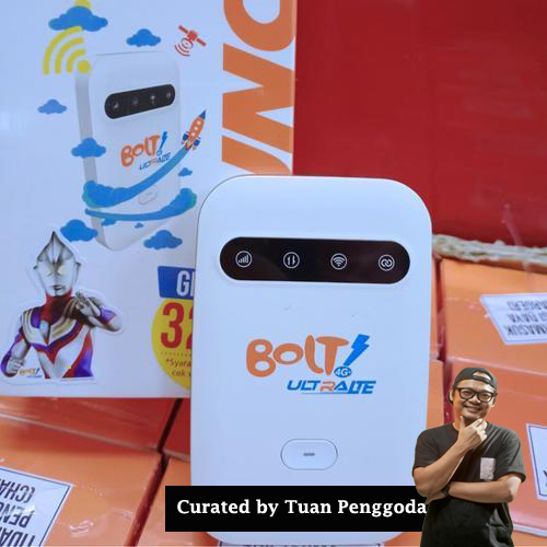 Mifi Modem Bolt Juno 4G Unlock Telkomsel dan Smartfren kuota