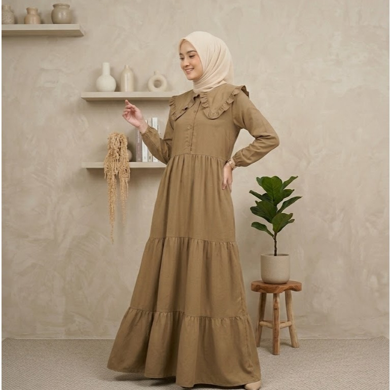 Gamis Kerah Renda