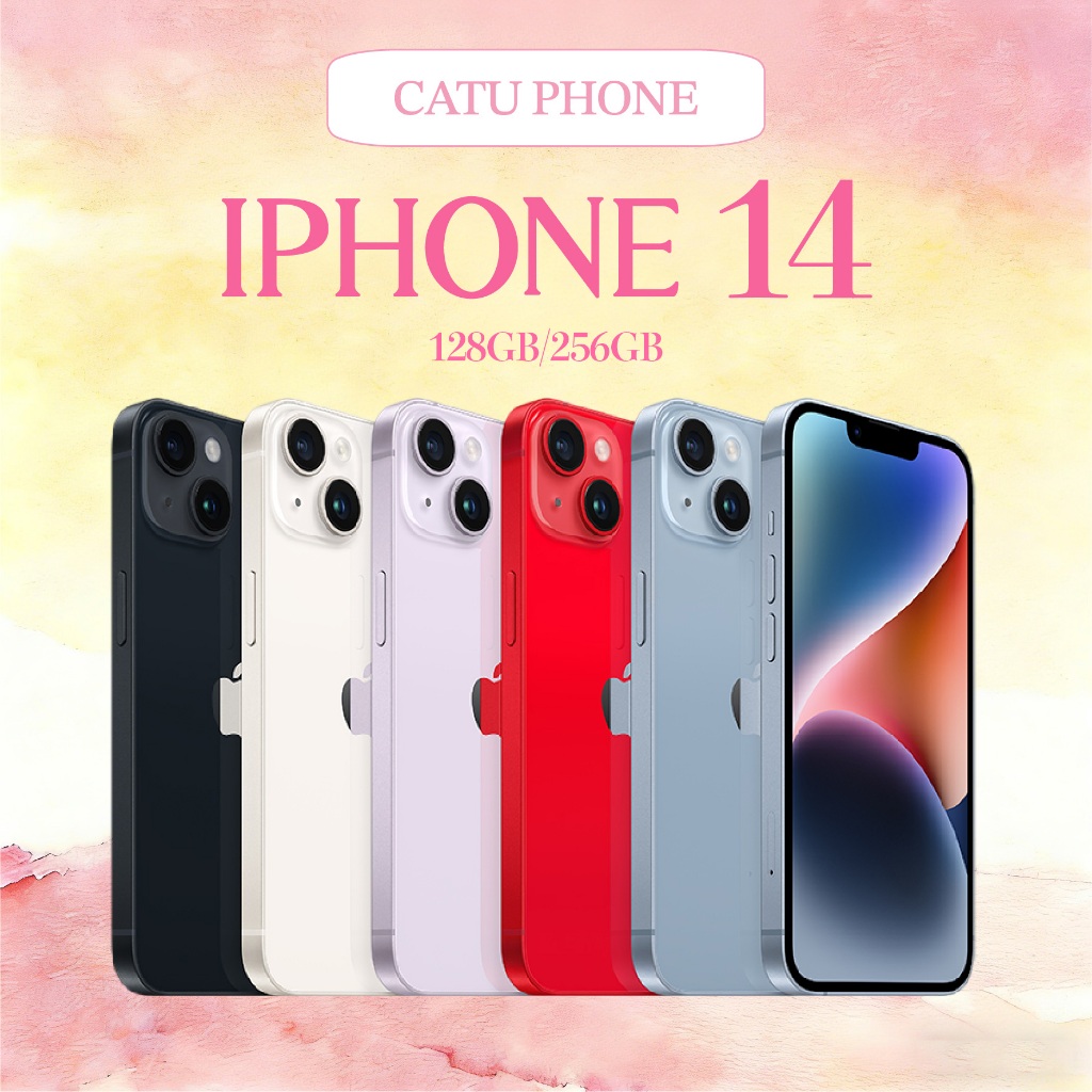 IPHONE 14 WIFI ONLY 128G/256G SECONDHAND GARANSI 1 BULAN FULL SERVICE