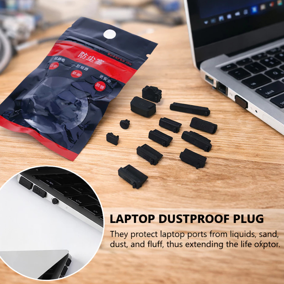 KARET PENUTUP PORT LAPTOP UNIVERSAL DUST PLUG LAPTOP ANTI DEBU