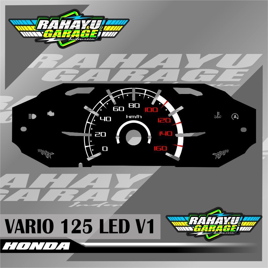 PAPAN SPEEDOMETER CUSTOM HONDA VARIO 125 LED V1