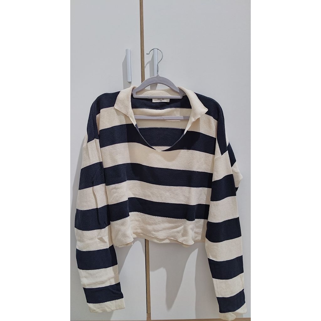 PRELOVED - Sweater crop rajut