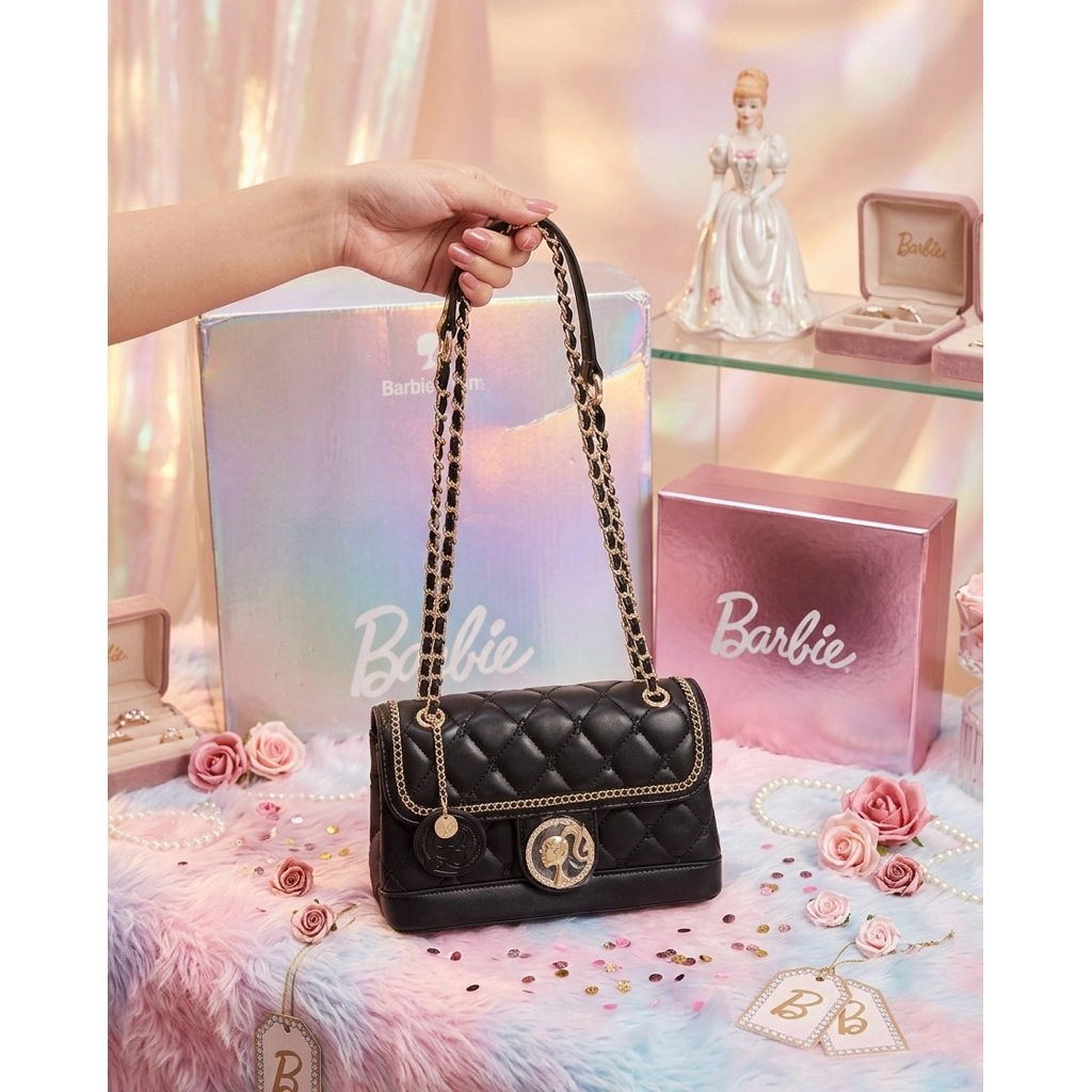 Tas Barbie Rosella Hitam Original TGI Tas Selempang Tas Fashion Tas Premium Tas Wanita