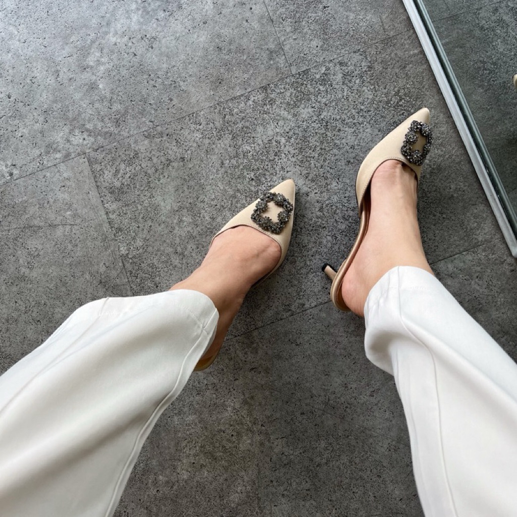 Tutu toe - Carrie mules 5cm