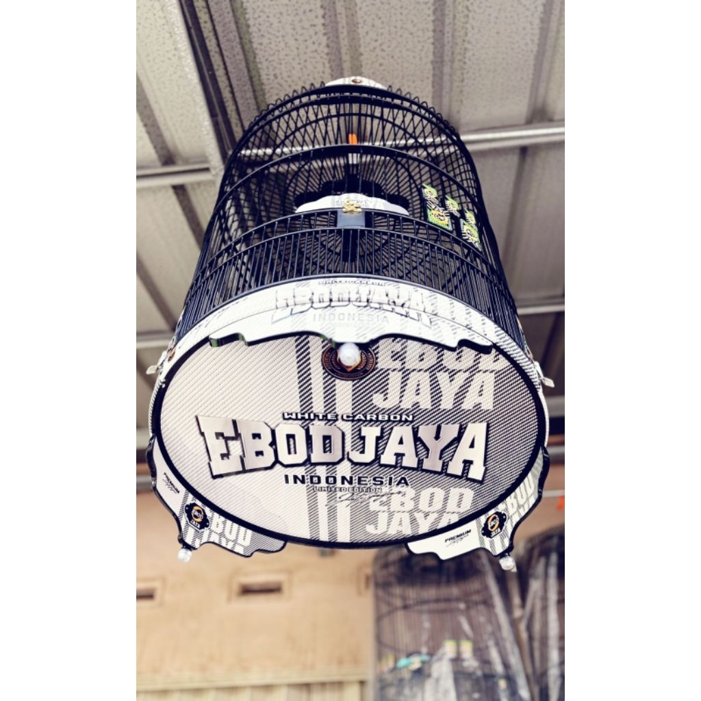 Sangkar murai ebod decal pvc no2