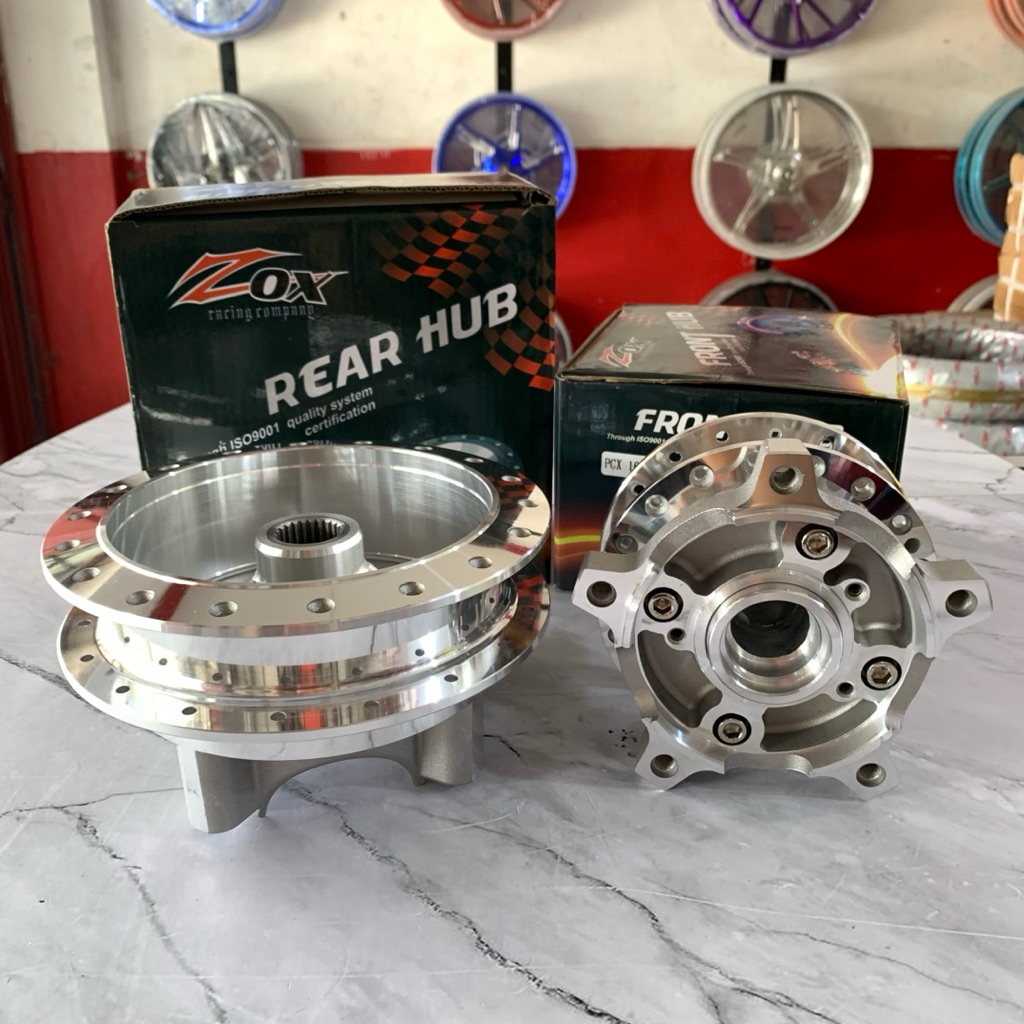 Tromol Pcx 160 Pcx 150 Vario 160 ABS Depan Belakang Chrome Sepasang