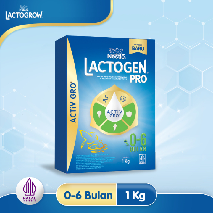 LACTOGEN Pro Activ Gro 0-6 Bulan - Susu Bayi Usia 0 - 6 Bulan