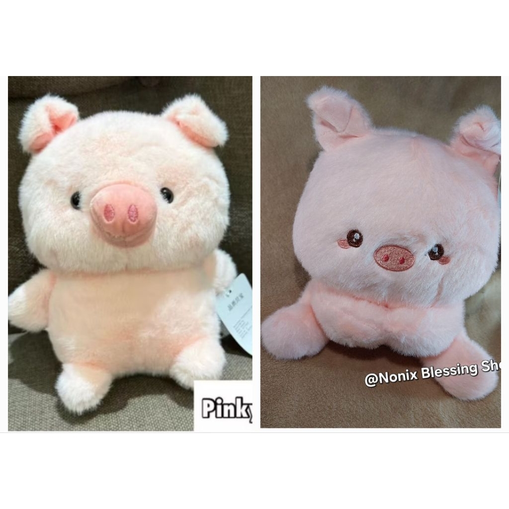(READY STOK) BONEKA PIG IMUT MURAH / Boneka Babi Viral / Boneka Piggy Pink Import Lucu / Mainan Bone