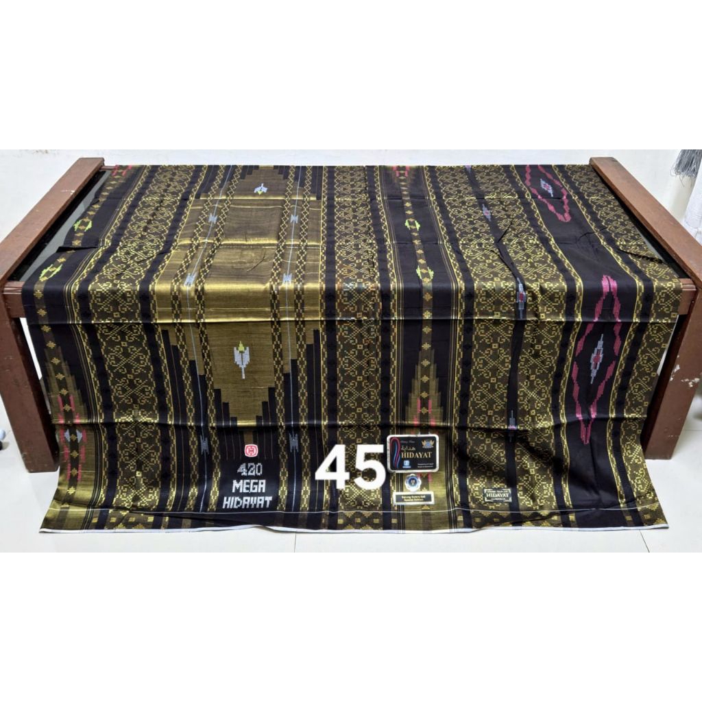 Sarung tenun sutra mega hidayat 420 full sutra setara bhs sga sgt sif tamer ssg lamiri 1