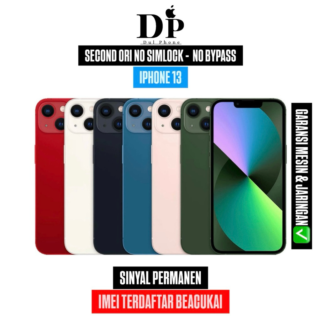 BC iPhone 13 256 128 Beacukai Second Like New dulphone