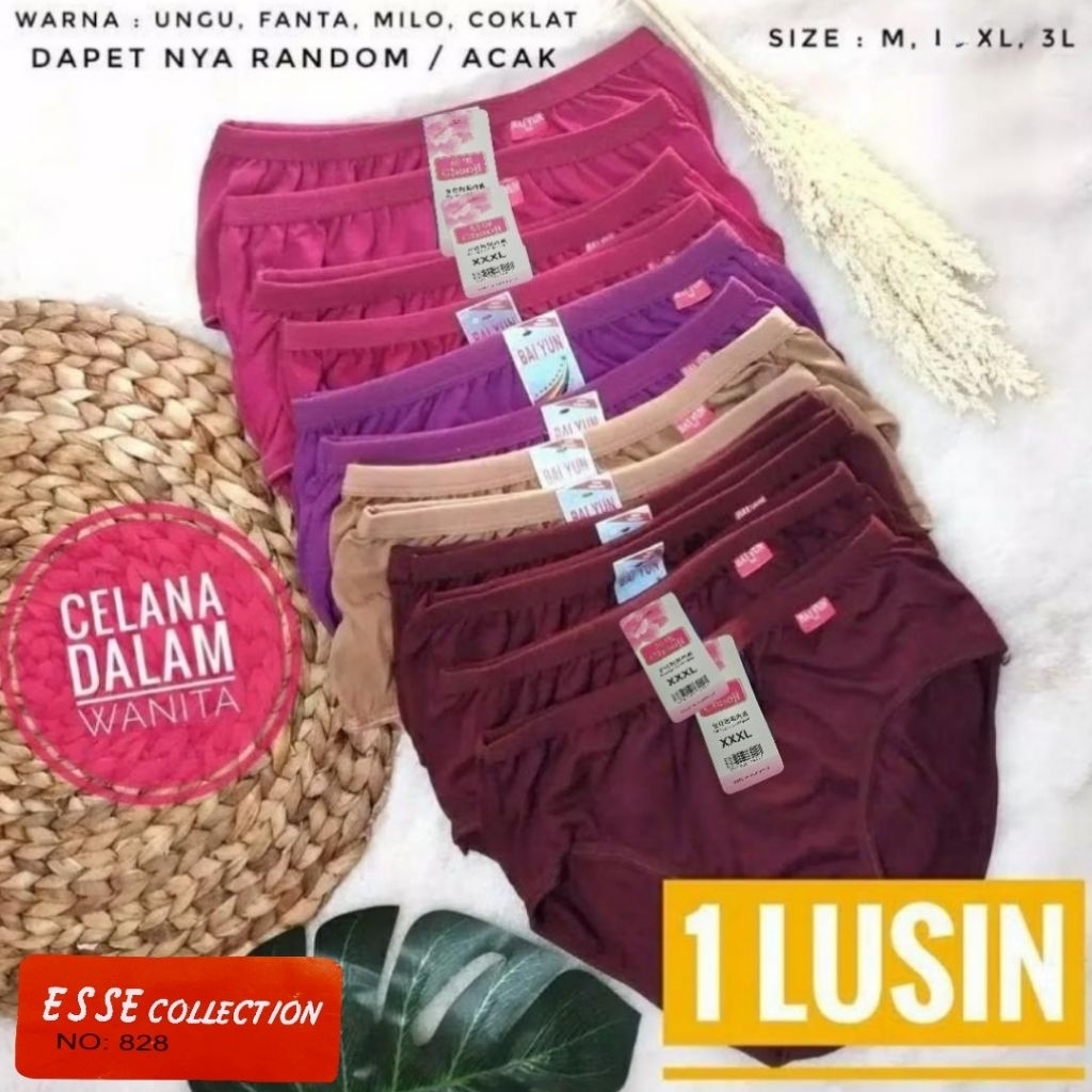 CELANA DALAM WANITA LUSINAN / Celana Dalam Wanita Lusinan Murah / Paket Hemat 1 Lusin