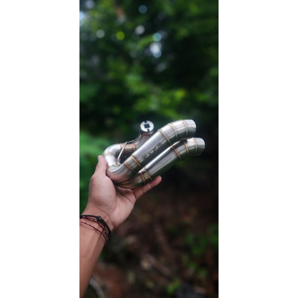 knalpot 50cc mini gp double corong
