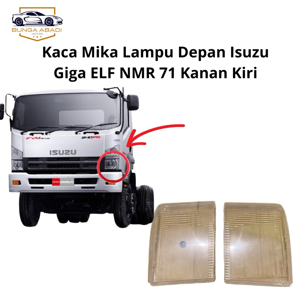Mika lampu depan isuzu giga ELF NMR 71 Original