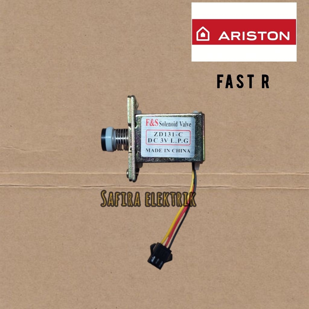 SELENOID VALVE ARISTON FAST R 5 L / SELENOID WATER HEATER GAS LNG PEMANAS AIR LPG ARISTON FAST R 5 L