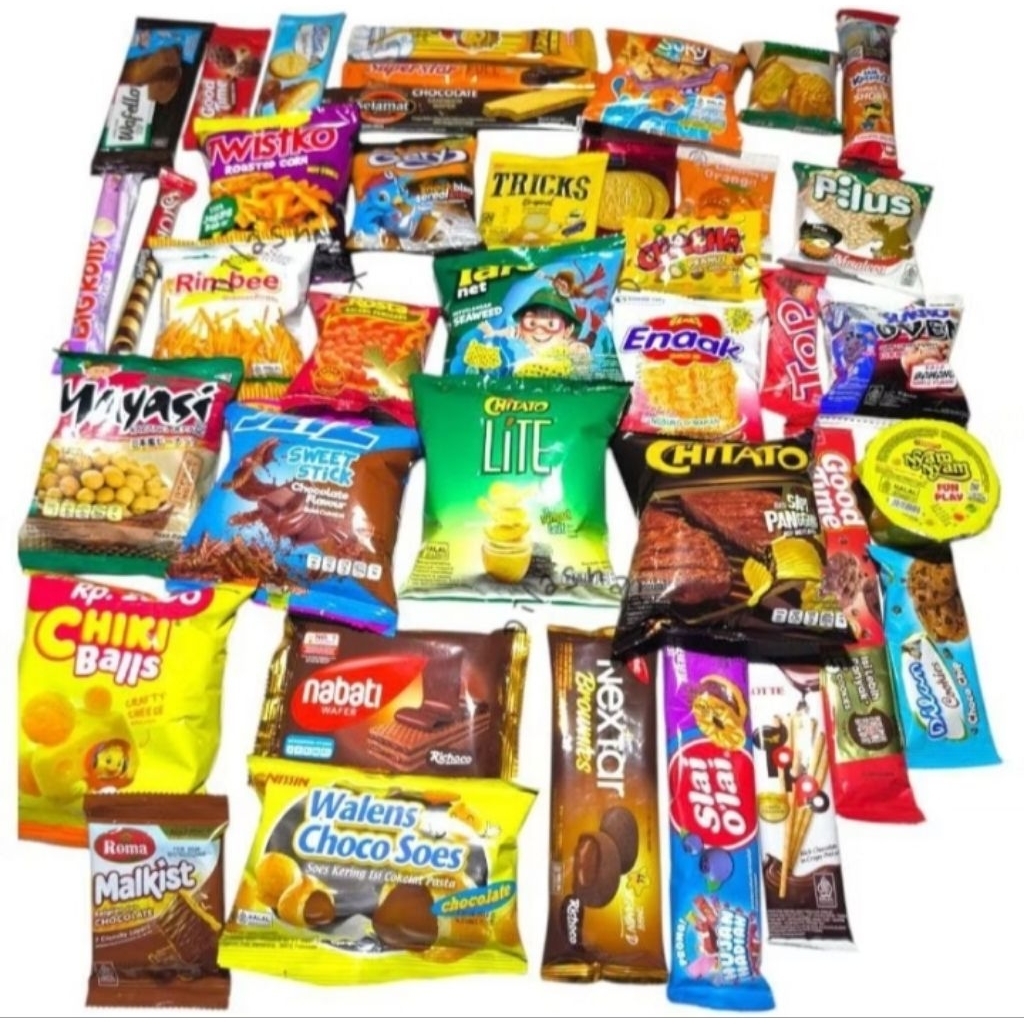 JAJAN MIX ISI 38 PCS 1000an dan 2000an