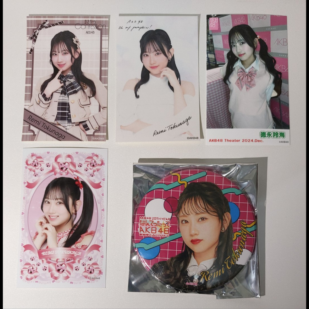 Photocard & Goods Tokunaga Remi AKB48