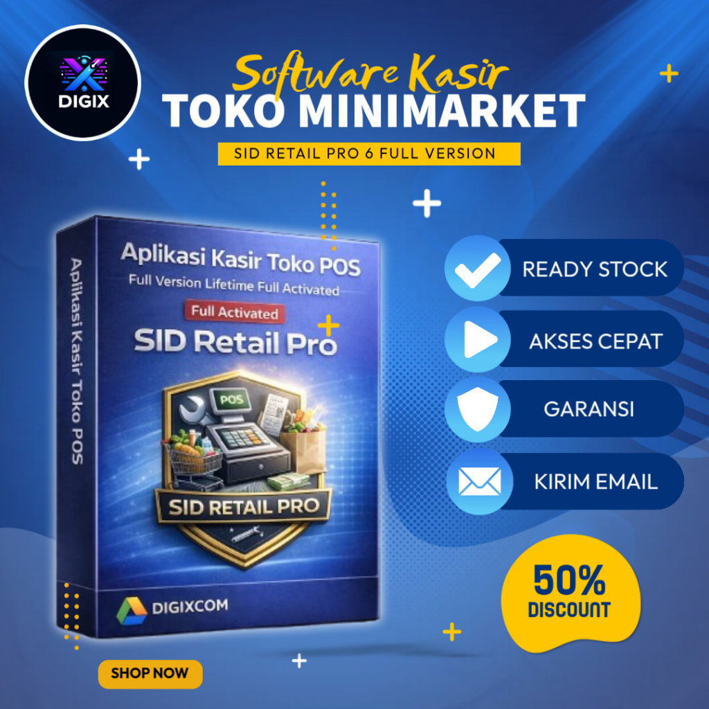 Aplikasi Kasir SID Retail Pro Aplikasi Kasir Toko POS Full Verison Lifetime Full Activated