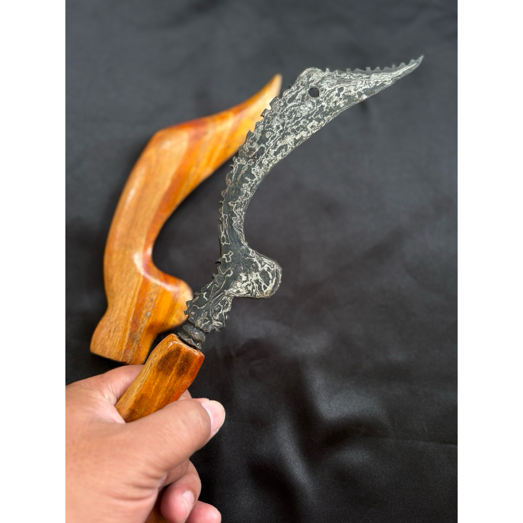 Kujang Naga Pamor Wos Wutah Tangguh Mataram