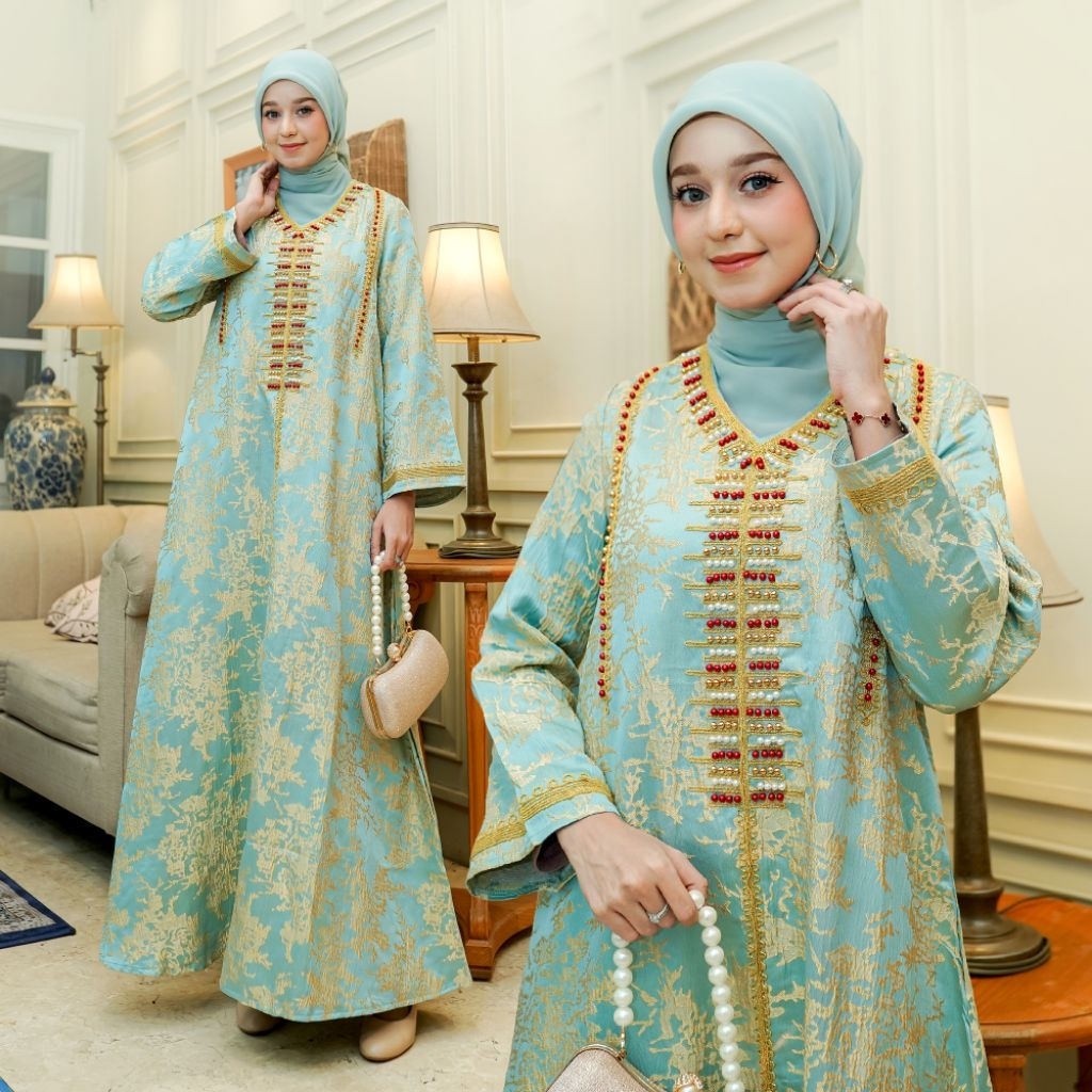 " Dubai Luxury " _ Abaya Modern Dubai Style Dari Omar Trading –( Ready Stock)