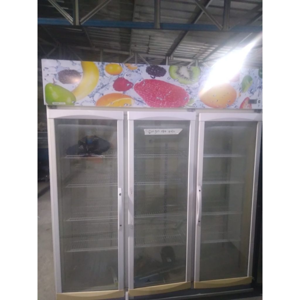 KULKAS KACA 3 PINTU/SHOWCASE KACA 3 PINTU MERK PANASONIC