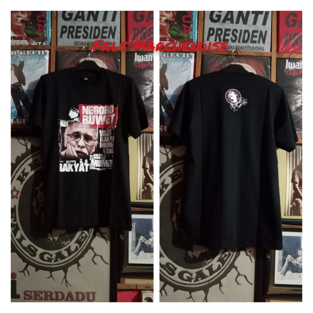 kaos iwan fals original serdadu negara ruet