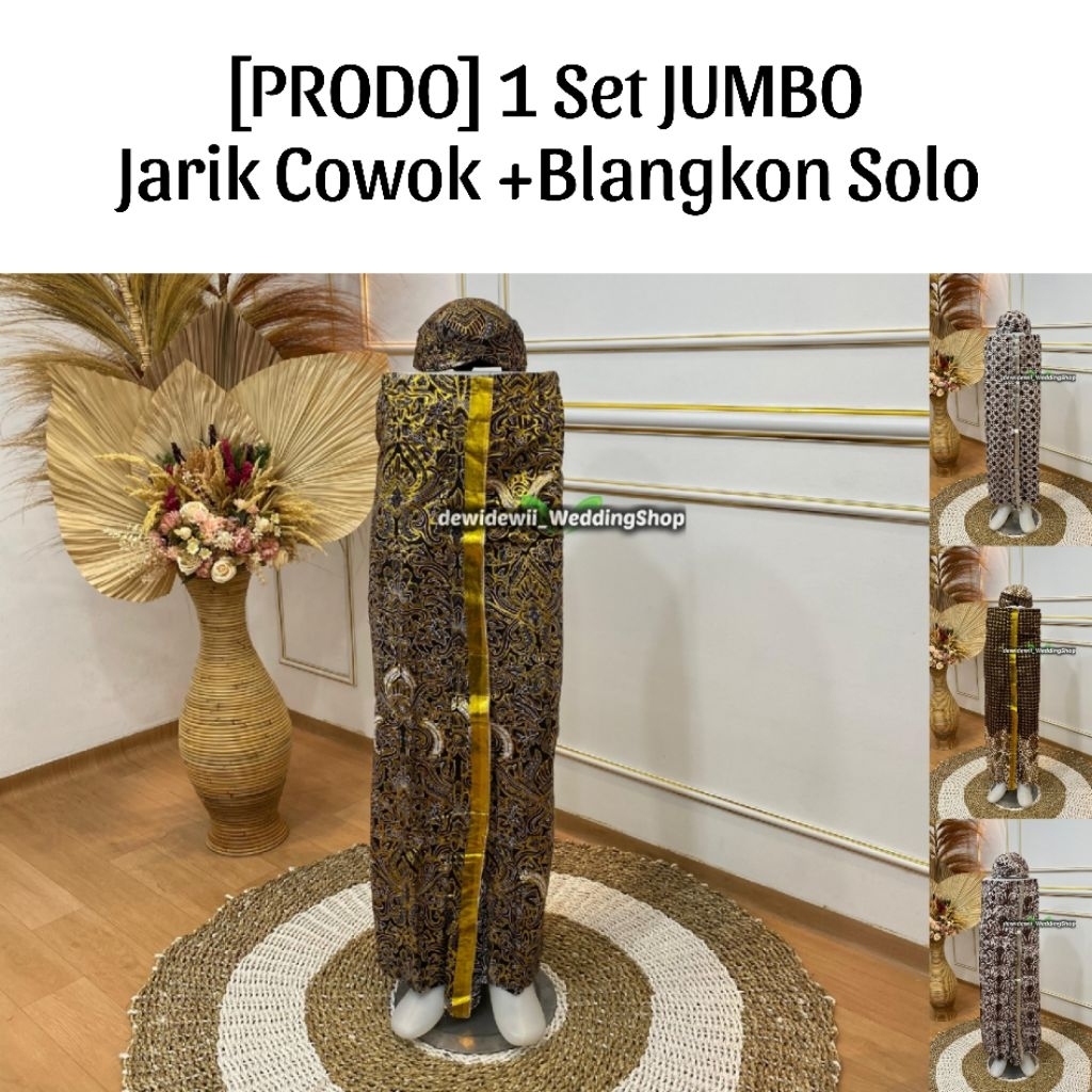 [PRODO] JARIK INSTAN COWOK JUMBO • Jarik Instan Pengantin Prodo | Motif Lengkap | ~jbs pro