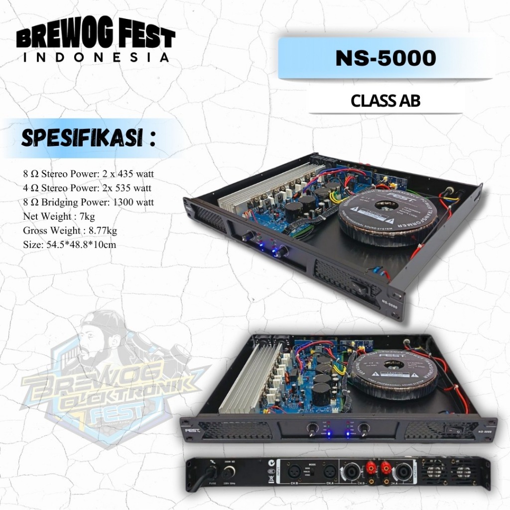 NS 5000 FEST BREWOG AUDIO