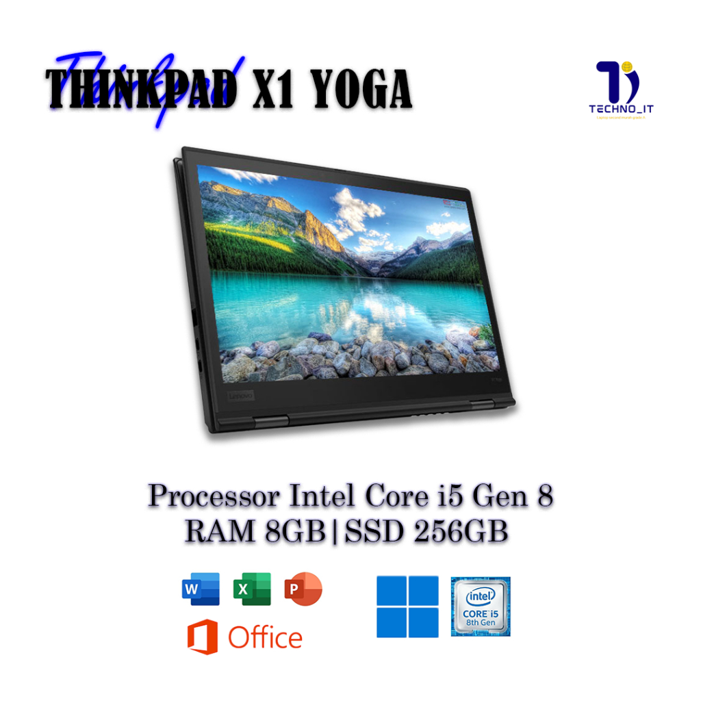 Lenovo Thinkpad X1 Yoga G4 Core i5 Gen 8 Ram 8gb Ssd 256gb Touchscreen