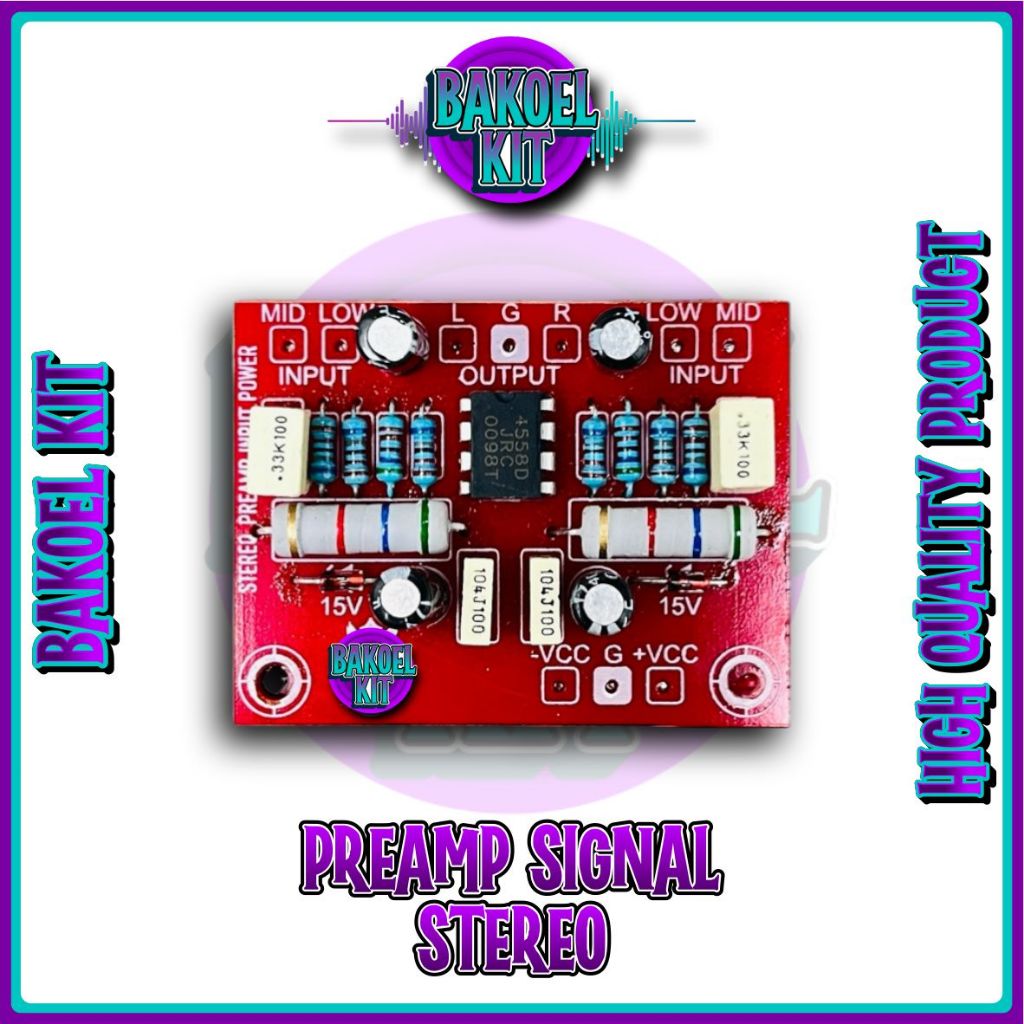 Pre Amp Signal Stereo ups